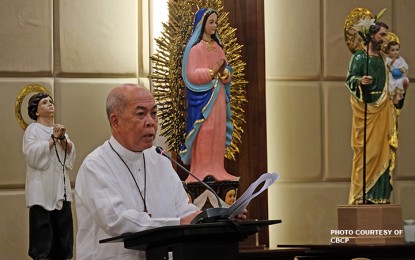 <p>Davao Archbishop Romulo Valles. <em>(File photo)</em></p>